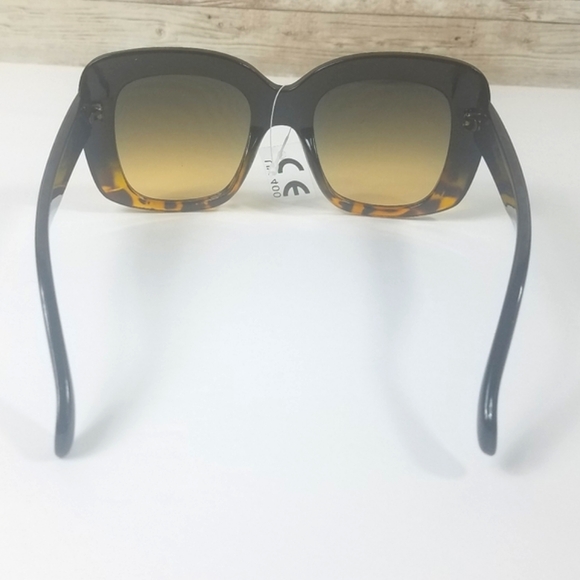 NWOT, Fashion Sunglasses, Dark Tortoise, square - Picture 8 of 8